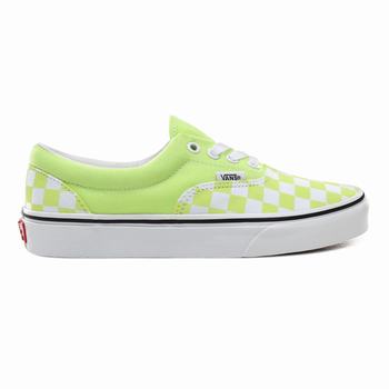 Női Vans Checkerboard Era Tornacipő VA1265784 Zöld/Fehér